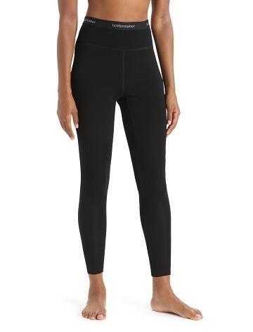 Dámské Base Layers Icebreaker 15.5 Merino Thermal Leggings Černé | CZ 1076YXFU